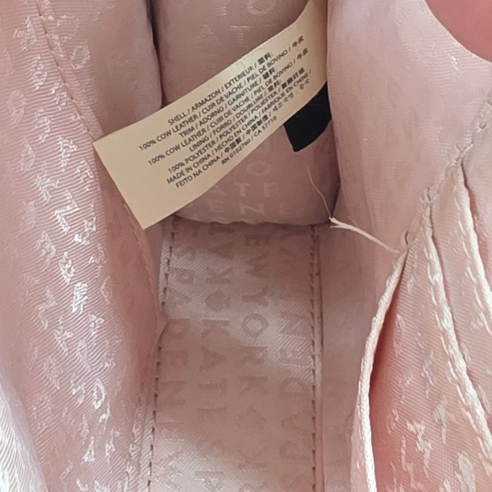 Kate‎ Spade Crossbody Bag Pink White Leather Pebbled Envelope Walter Place Nikki